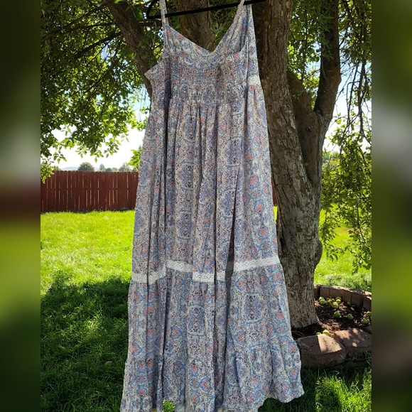 Torrid Boho Maxi Dress Floral Size 3 - Picture 6 of 6